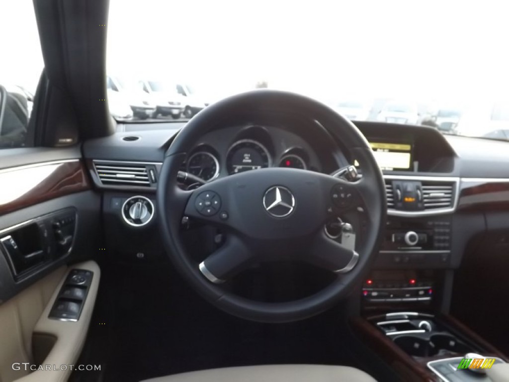 2011 E 350 4Matic Sedan - Indium Grey Metallic / Almond/Black photo #6