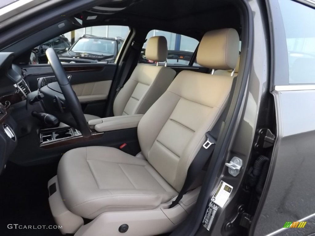 2011 E 350 4Matic Sedan - Indium Grey Metallic / Almond/Black photo #10