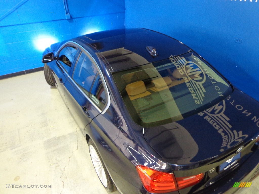 2012 3 Series 335i Sedan - Imperial Blue Metallic / Saddle Brown photo #11
