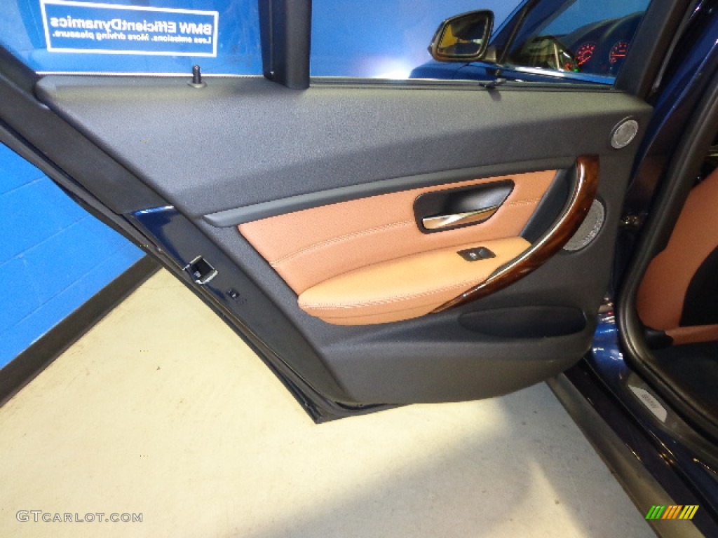 2012 3 Series 335i Sedan - Imperial Blue Metallic / Saddle Brown photo #15
