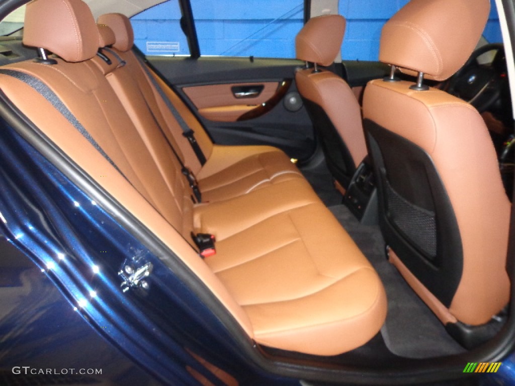 2012 3 Series 335i Sedan - Imperial Blue Metallic / Saddle Brown photo #19