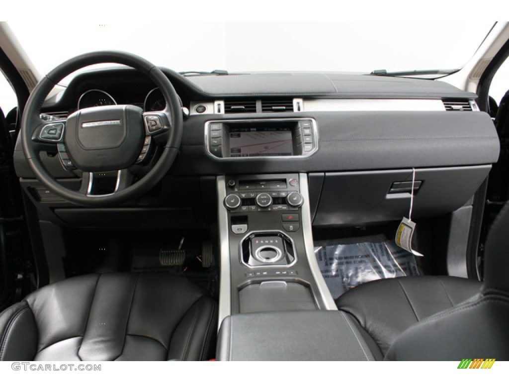 2013 Land Rover Range Rover Evoque Pure Ebony Dashboard Photo #79567315