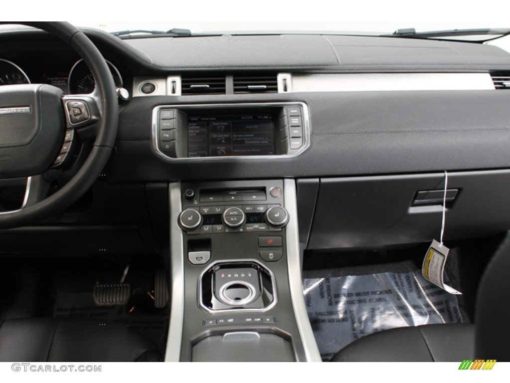 2013 Land Rover Range Rover Evoque Pure Ebony Dashboard Photo #79567342