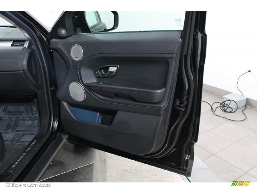 2013 Land Rover Range Rover Evoque Pure Ebony Door Panel Photo #79567376