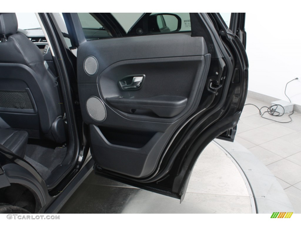 2013 Land Rover Range Rover Evoque Pure Ebony Door Panel Photo #79567386