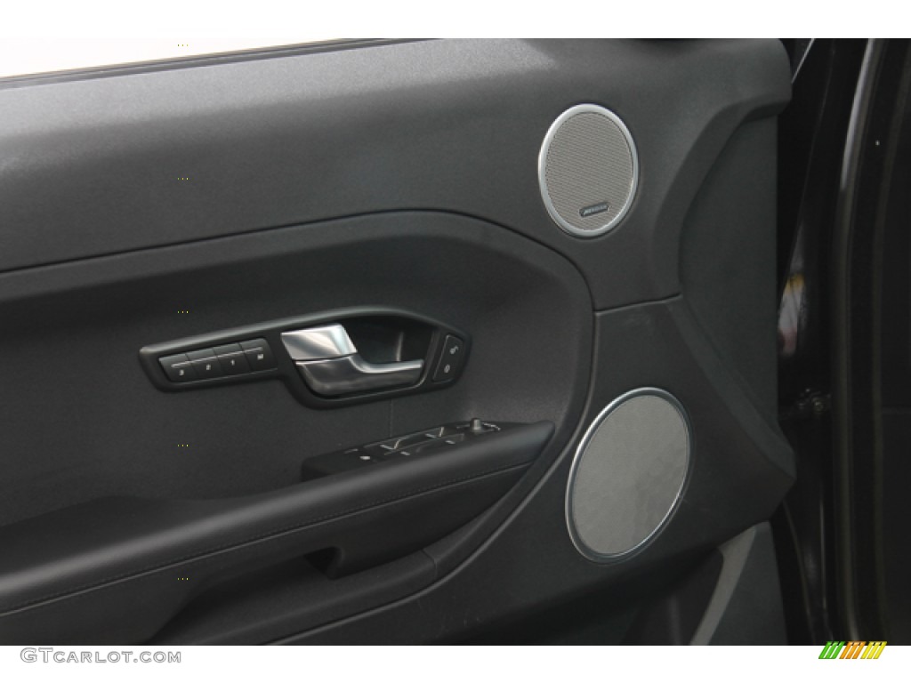 2013 Land Rover Range Rover Evoque Pure Ebony Door Panel Photo #79567411