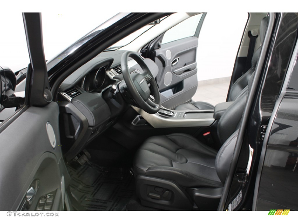 Ebony Interior 2013 Land Rover Range Rover Evoque Pure Photo #79567423