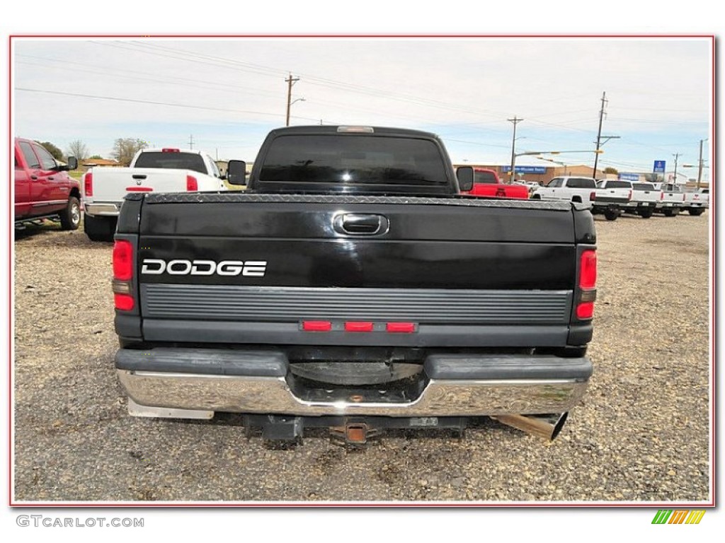 1997 Ram 3500 Laramie Extended Cab 4x4 Dually - Black / Gray photo #5