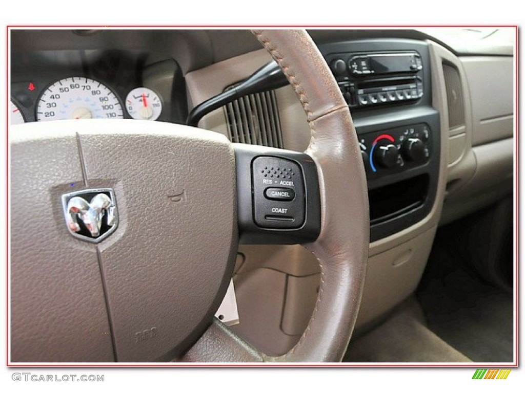 2004 Ram 2500 SLT Quad Cab 4x4 - Deep Molten Red Pearl / Taupe photo #23