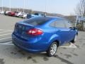 2011 Blue Flame Metallic Ford Fiesta SE Sedan  photo #3