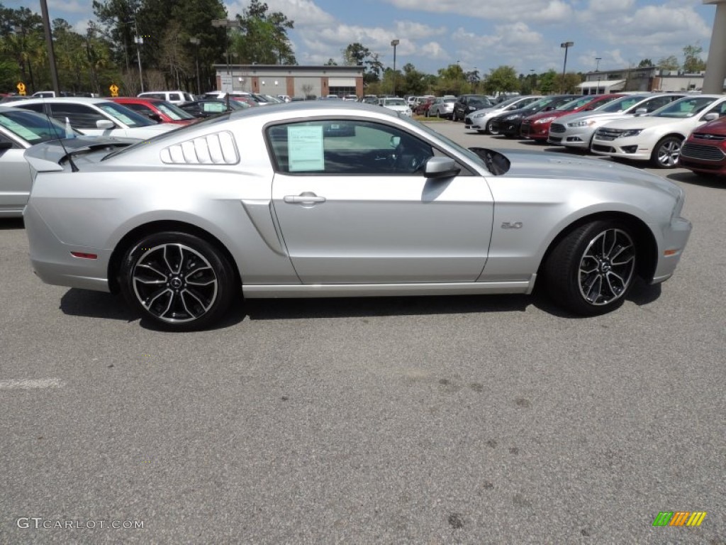 2013 Mustang GT Premium Coupe - Ingot Silver Metallic / Charcoal Black photo #8