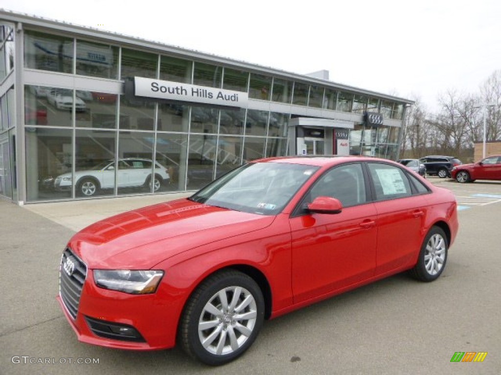 2013 A4 2.0T quattro Sedan - Brilliant Red / Black photo #1