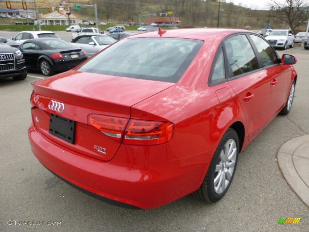 2013 A4 2.0T quattro Sedan - Brilliant Red / Black photo #5