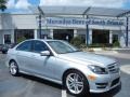 2013 Iridium Silver Metallic Mercedes-Benz C 250 Sport  photo #1