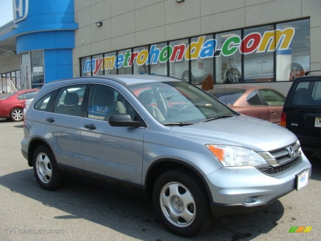 2011 CR-V LX 4WD - Glacier Blue Metallic / Gray photo #1