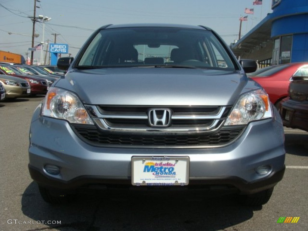 2011 CR-V LX 4WD - Glacier Blue Metallic / Gray photo #2
