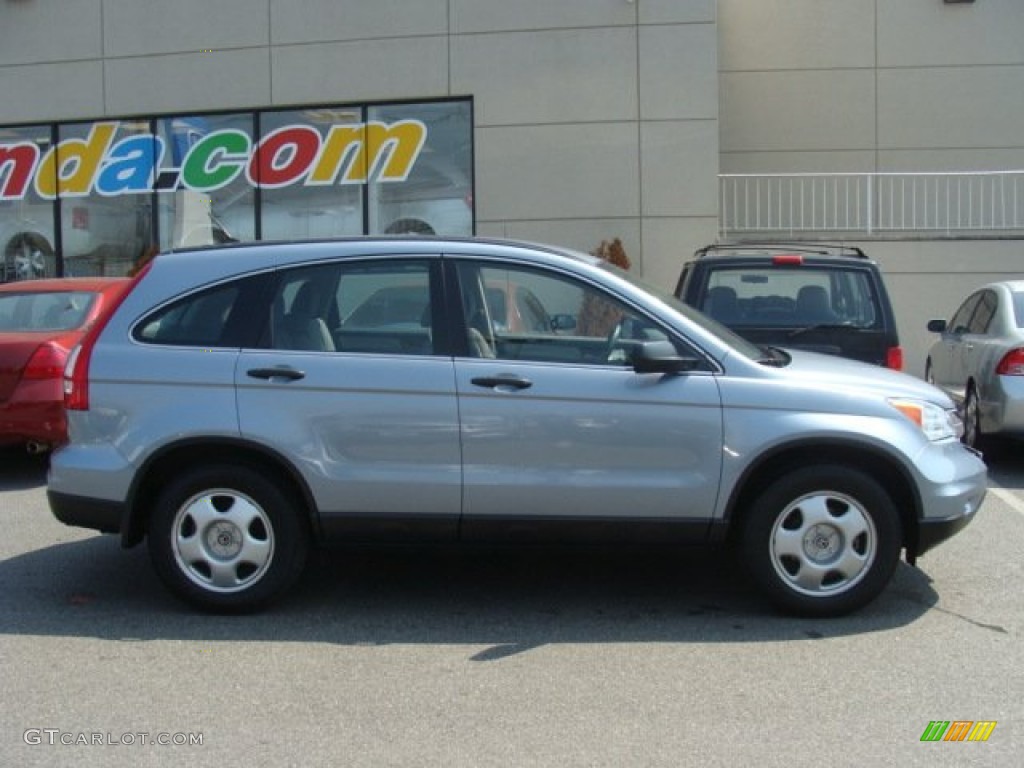 2011 CR-V LX 4WD - Glacier Blue Metallic / Gray photo #3