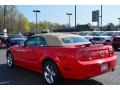 2008 Torch Red Ford Mustang GT Premium Convertible  photo #35