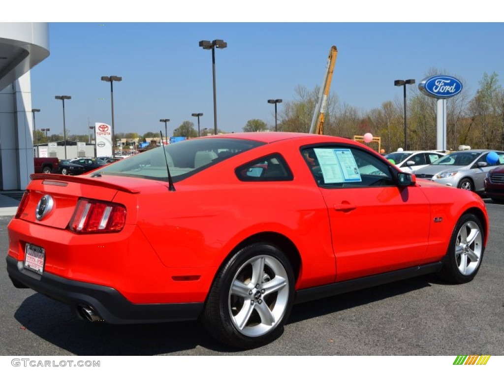 2011 Mustang GT Premium Coupe - Race Red / Stone photo #3