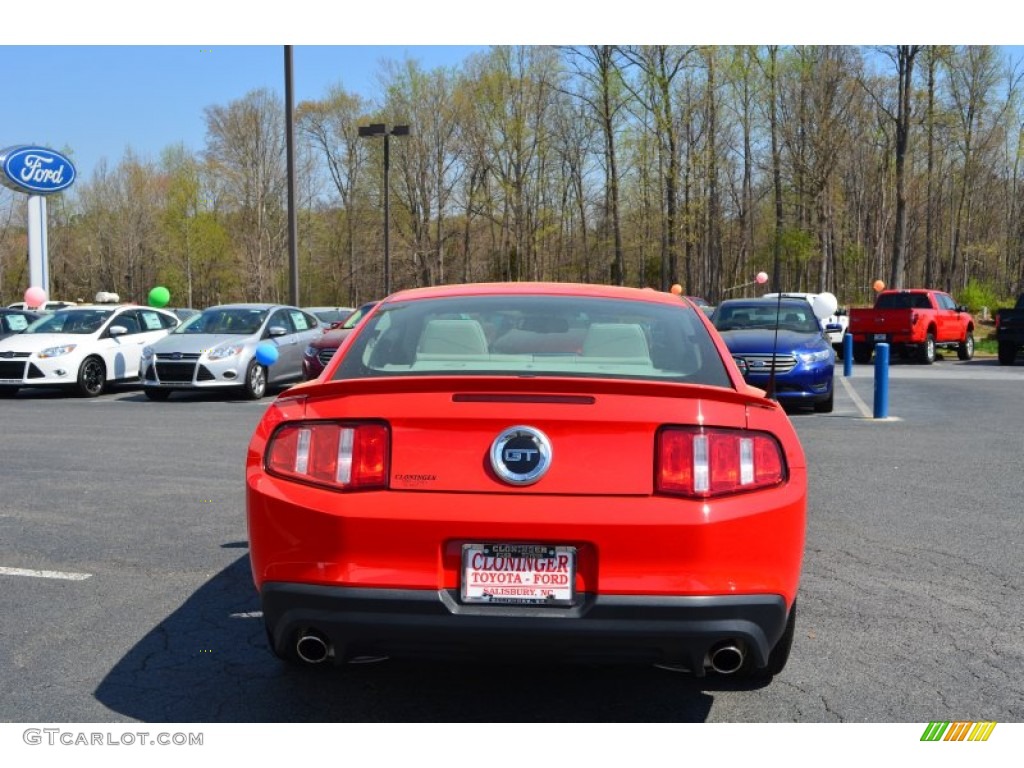 2011 Mustang GT Premium Coupe - Race Red / Stone photo #4
