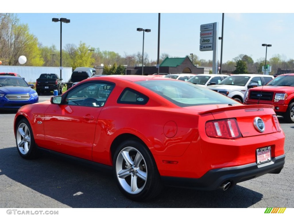 2011 Mustang GT Premium Coupe - Race Red / Stone photo #31