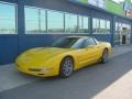 2003 Millenium Yellow Chevrolet Corvette Z06  photo #1
