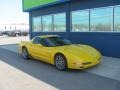 2003 Millenium Yellow Chevrolet Corvette Z06  photo #11