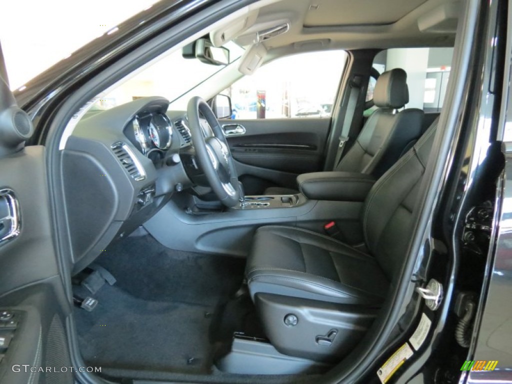 Black Interior 2013 Dodge Durango Citadel Photo #79576978