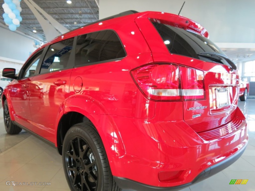 Bright Red 2013 Dodge Journey SXT Blacktop Exterior Photo #79577144
