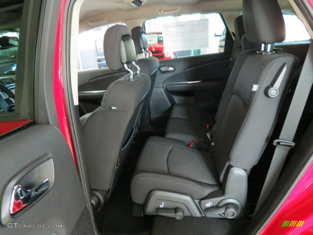 2013 Dodge Journey SXT Blacktop Rear Seat Photo #79577246