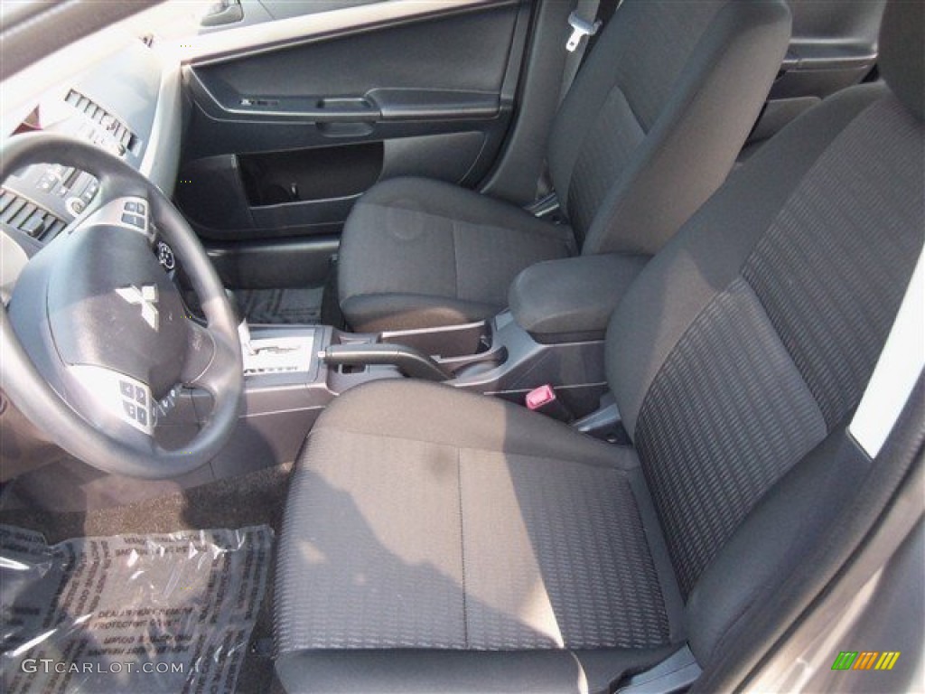 Black Interior 2012 Mitsubishi Lancer ES Photo #79577526