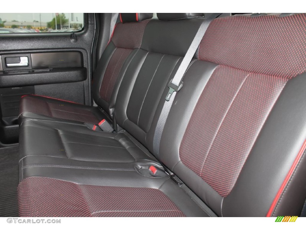 FX Sport Appearance Black/Red Interior 2012 Ford F150 FX4 SuperCrew 4x4 Photo #79577920