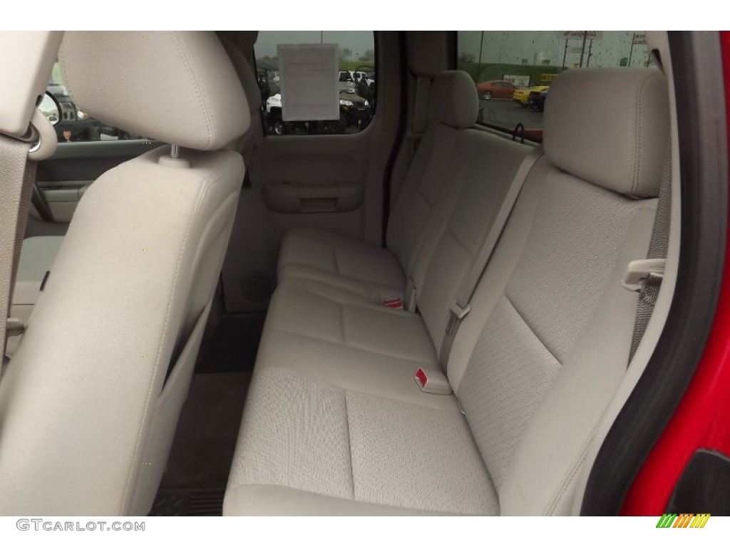 2012 Sierra 1500 SLE Extended Cab - Fire Red / Very Dark Cashmere/Light Cashmere photo #15