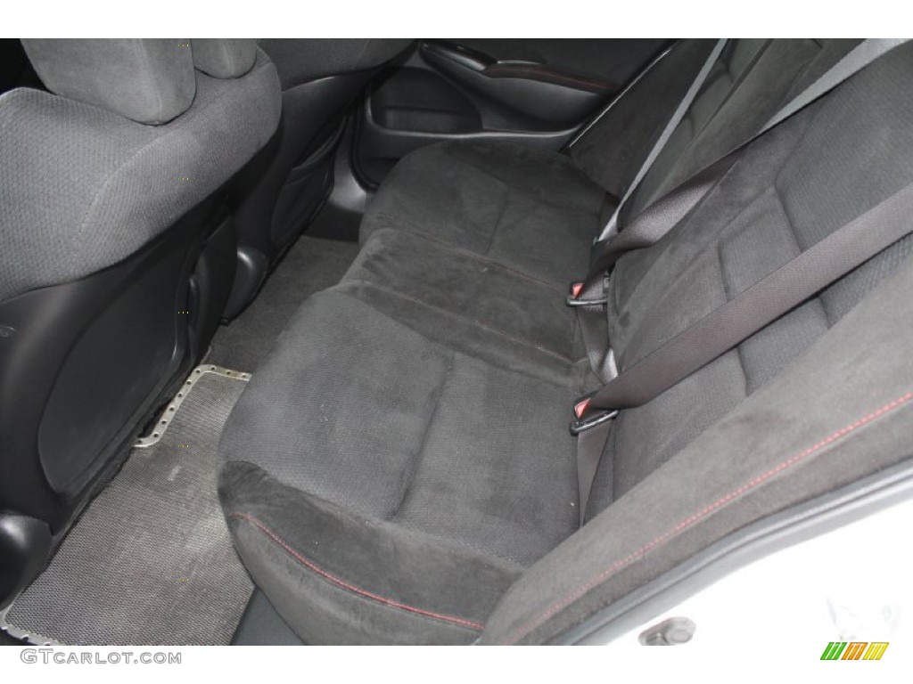 2008 Honda Civic Si Sedan Rear Seat Photos