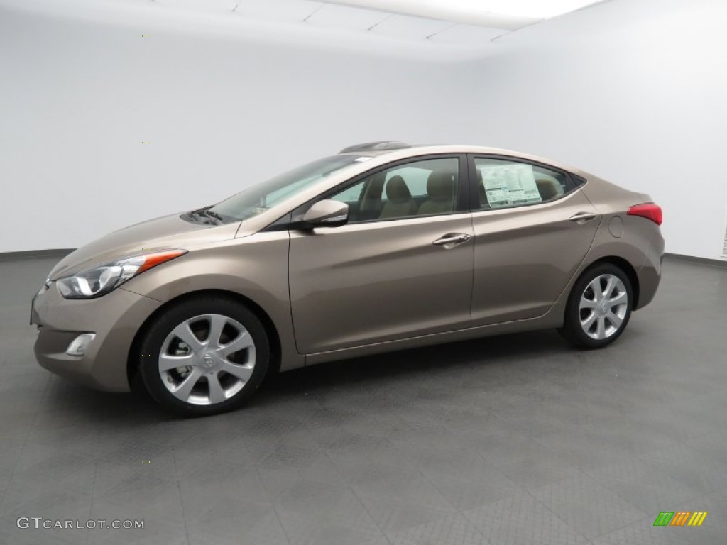 2013 Elantra Limited - Desert Bronze / Beige photo #1