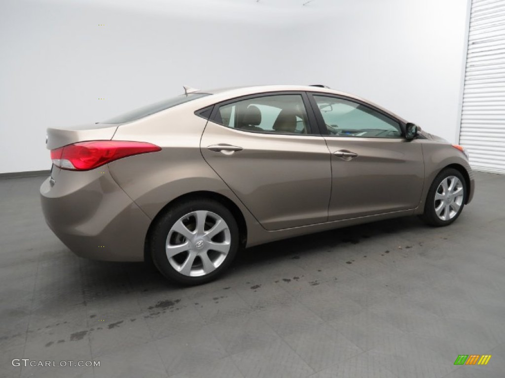 2013 Elantra Limited - Desert Bronze / Beige photo #2