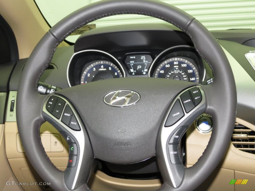 2013 Elantra Limited - Desert Bronze / Beige photo #4