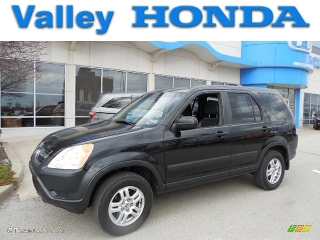 2004 CR-V EX 4WD - Nighthawk Black Pearl / Black photo #1