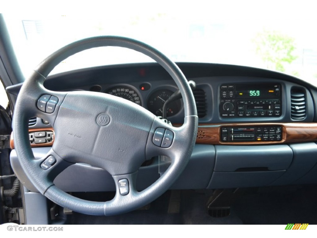 2001 Buick LeSabre Custom Medium Blue Dashboard Photo #79580062