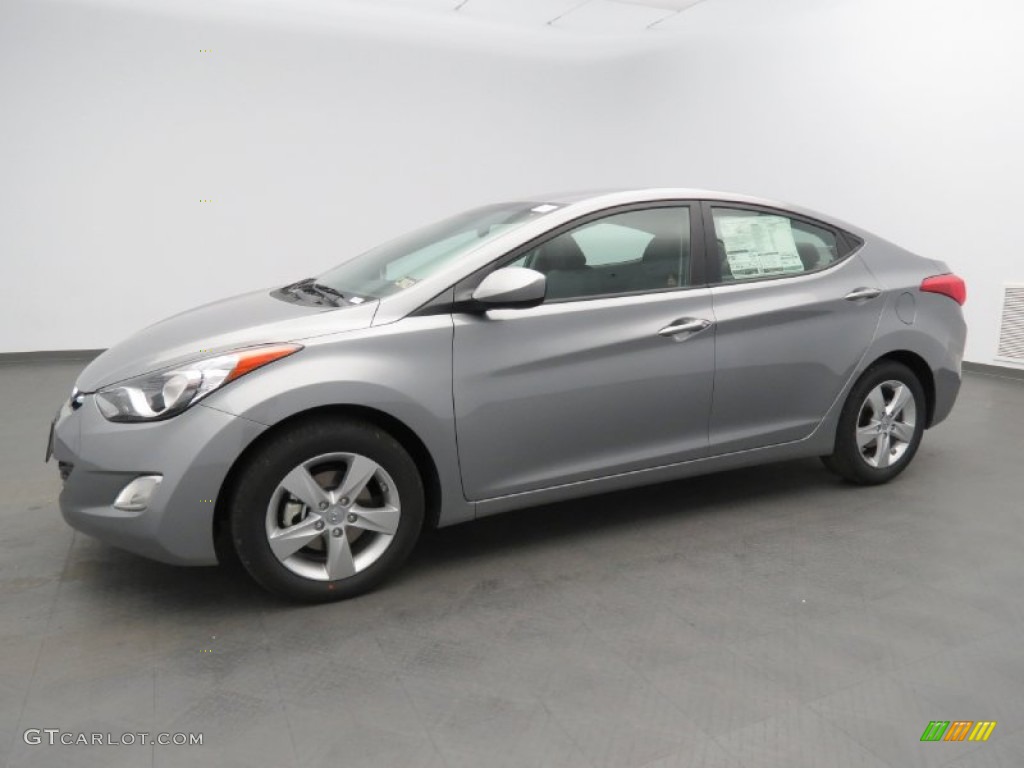 2013 Elantra GLS - Titanium Gray Metallic / Gray photo #1