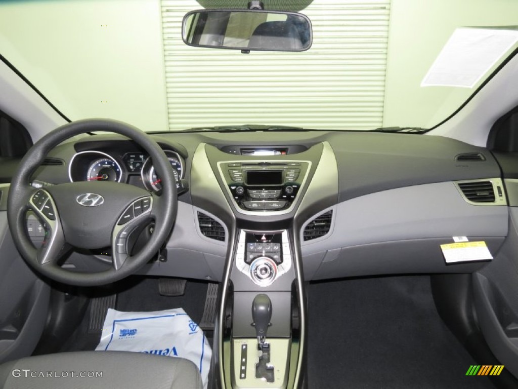 2013 Elantra GLS - Titanium Gray Metallic / Gray photo #3