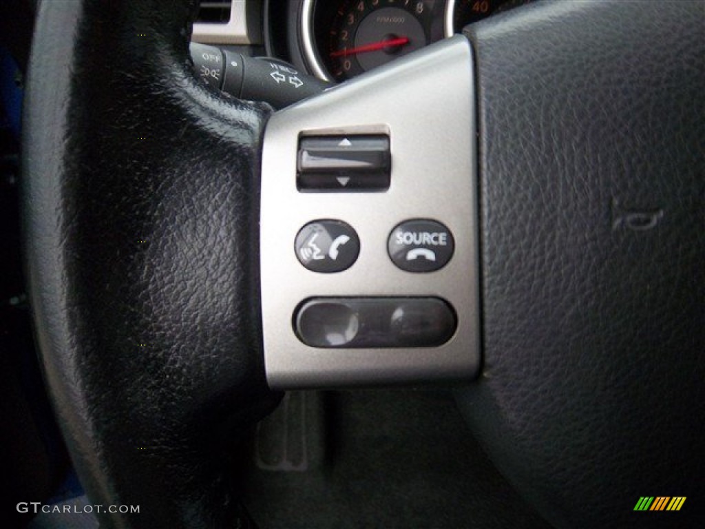 2009 Versa 1.8 S Hatchback - Blue Metallic / Charcoal photo #24