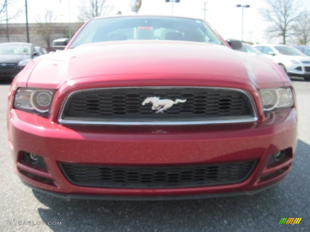 2014 Mustang V6 Coupe - Ruby Red / Charcoal Black photo #5