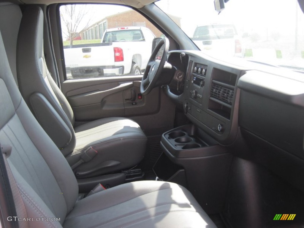 Medium Pewter Interior 2013 Chevrolet Express 1500 AWD Cargo Van Photo #79580862