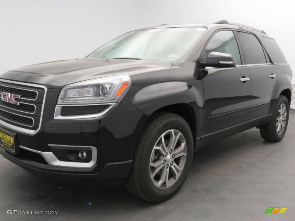 2013 Acadia SLT - Carbon Black Metallic / Ebony photo #2