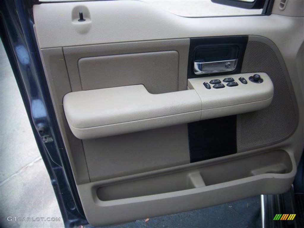 2005 F150 XLT SuperCrew - Medium Wedgewood Blue Metallic / Medium Flint Grey photo #12