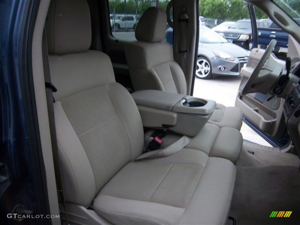 2005 F150 XLT SuperCrew - Medium Wedgewood Blue Metallic / Medium Flint Grey photo #21