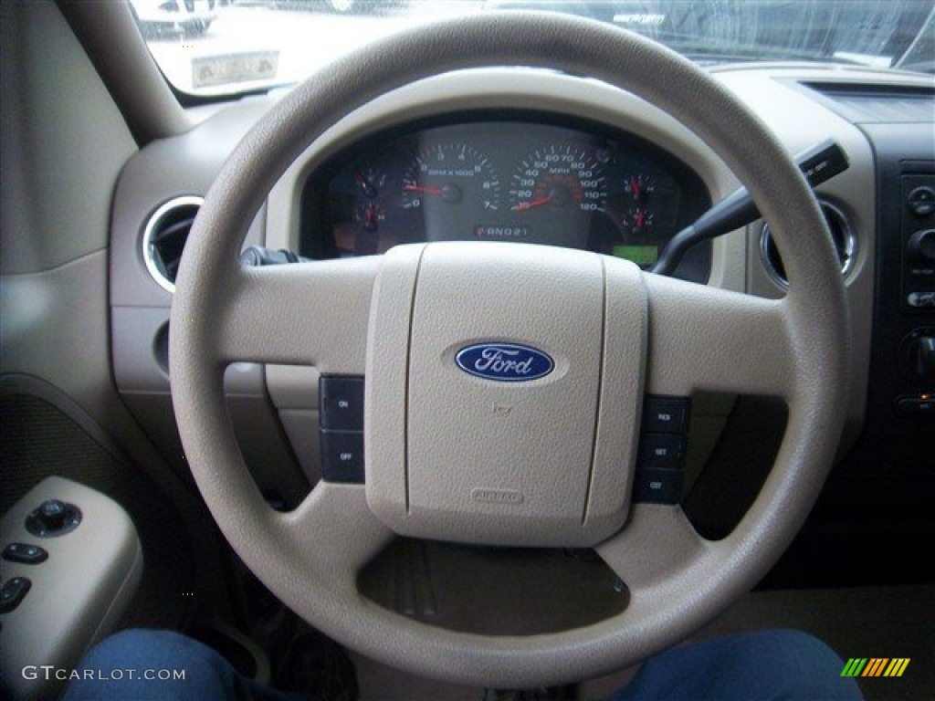 2005 F150 XLT SuperCrew - Medium Wedgewood Blue Metallic / Medium Flint Grey photo #22