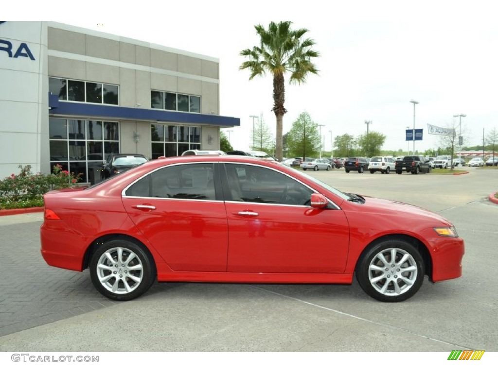 Milano Red 2007 Acura TSX Sedan Exterior Photo #79581519