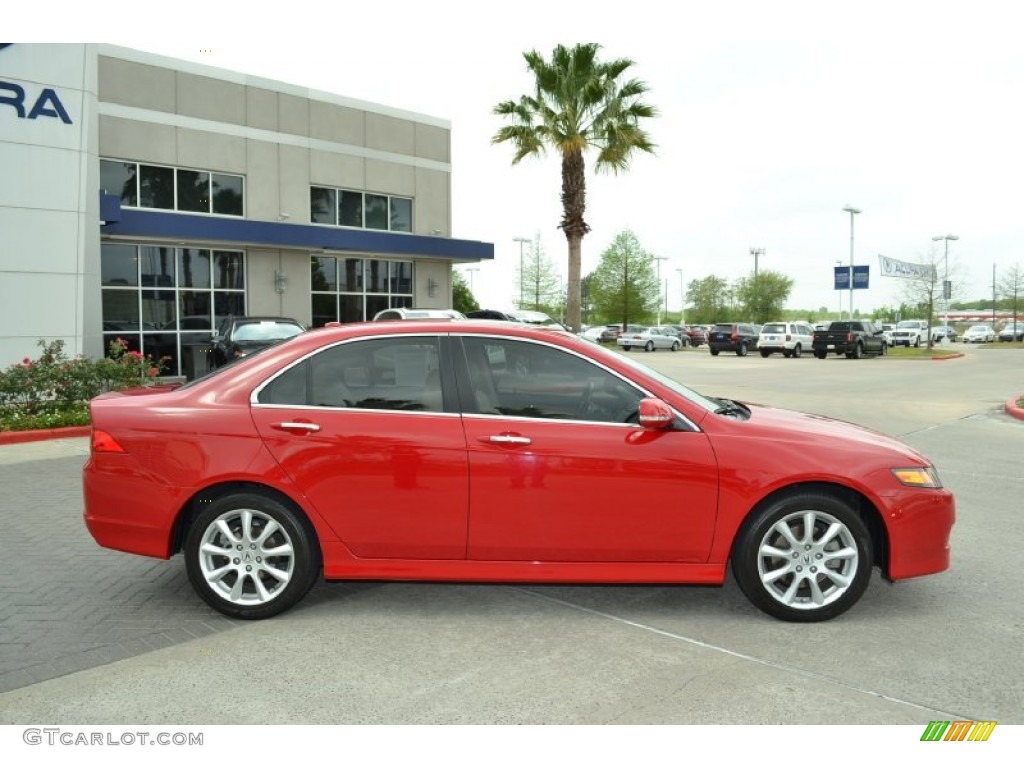 2007 TSX Sedan - Milano Red / Parchment photo #6